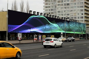 An image of an out-of-home advertising screen